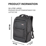 SINSH Vyom Premium 15.6 in Laptop backpack for Men & Women Office Use | Stylish Backpack Bag | Spacious Backpack for Travelling | 6 Large Compartment for Gadgets & Daily Essentials