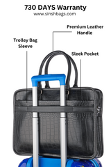 SINSH The Onir Professional Laptop Brifcase| up to 15.6'' Macbook & Laptop| Water Resistant| Multiple Organisers| Professional Bag For Business, Work & Travel,