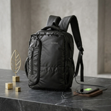 SINSH Aja Anti-Theft Smart Water Resistant Laptop Bag | USB Charging Port | 15.6 Inch laptop Backpack with Travel, Black | Ideal for Men & Women